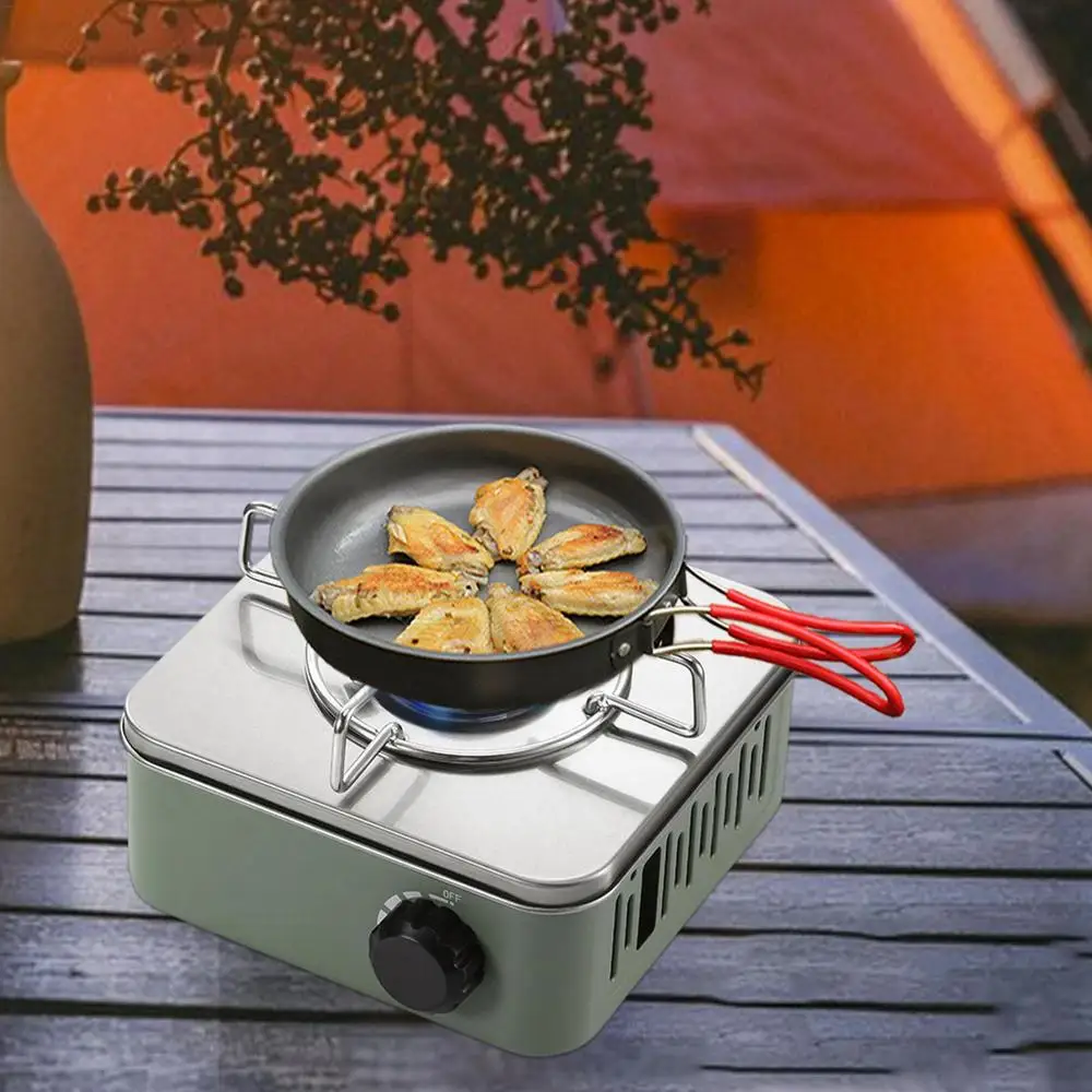 Cassette Furnace Outdoor Portable Gas Stove Travel Camping Picnic Fondue Cassette Furnace Mini Burner BBQ Barbecue Hiking