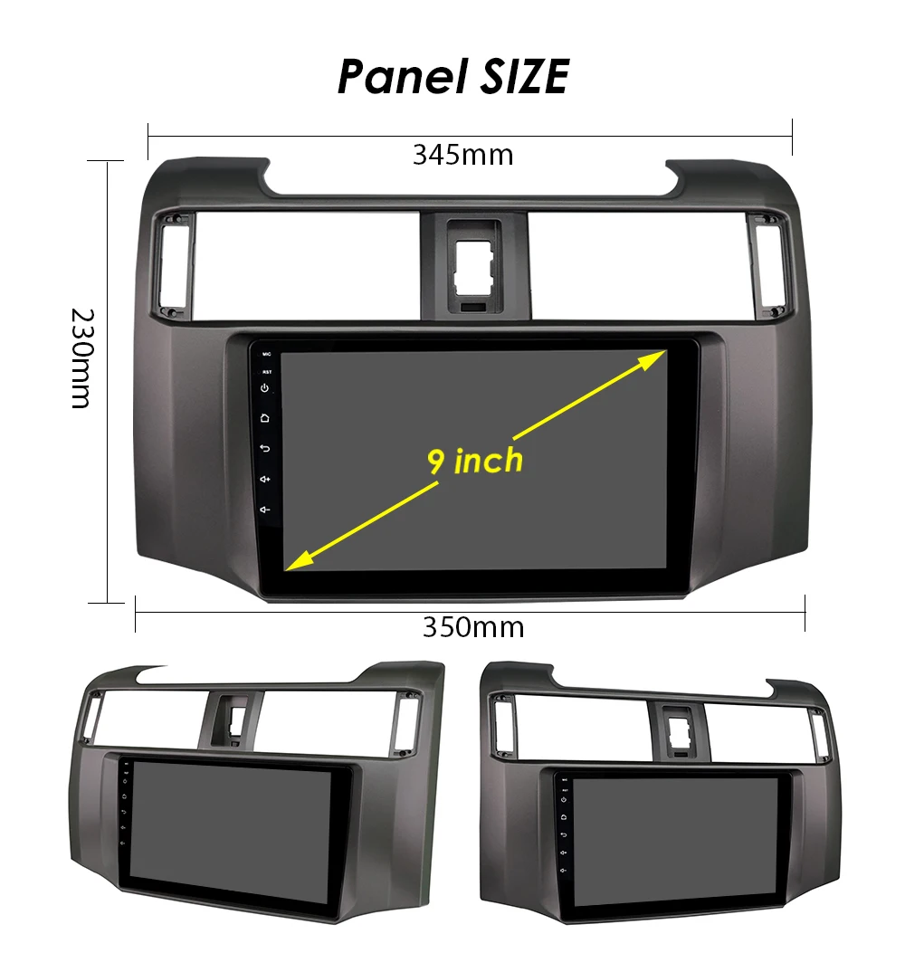 Hizpo 9inch Android Car radio For Toyota 4Runner 2009-2019 4 Runner Multimedia Video Player GPS Navi Stereo 4G WIFI Carplay 2din