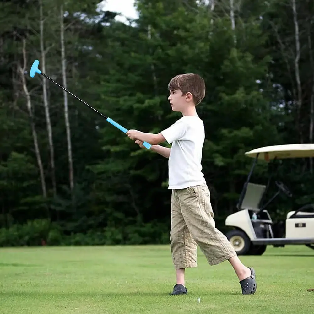 Golf Putter Clubs Right & Left Handed Golf Clubs Telescoping Adjustable Golf Grips Club For Kids Adults Golf Putter Training Aid
