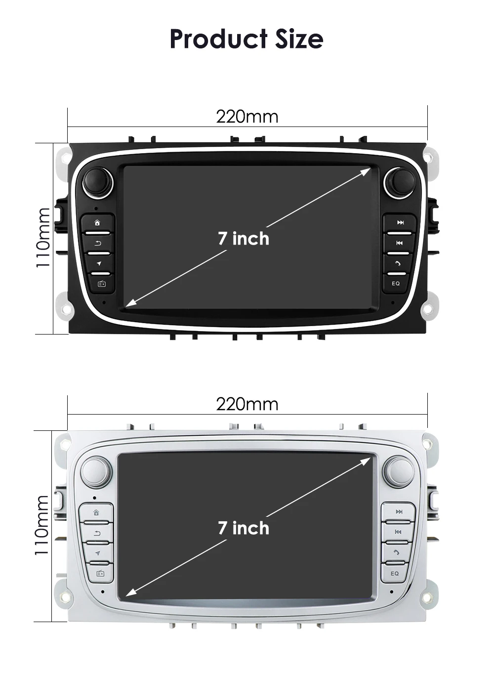 Android 12 Car Radio For ford mondeo/Focus/S-Max/GalaxyC-Max Car Radio Multimedia Video Player Navigation GPS Carplay 7862