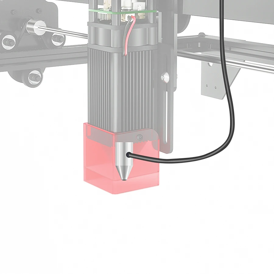 Air Pump Assist Kit Accessories for Longer Ray5 Laser Engraver Cutting Engraving Machine Low Noise Large Airflow Plug and Play