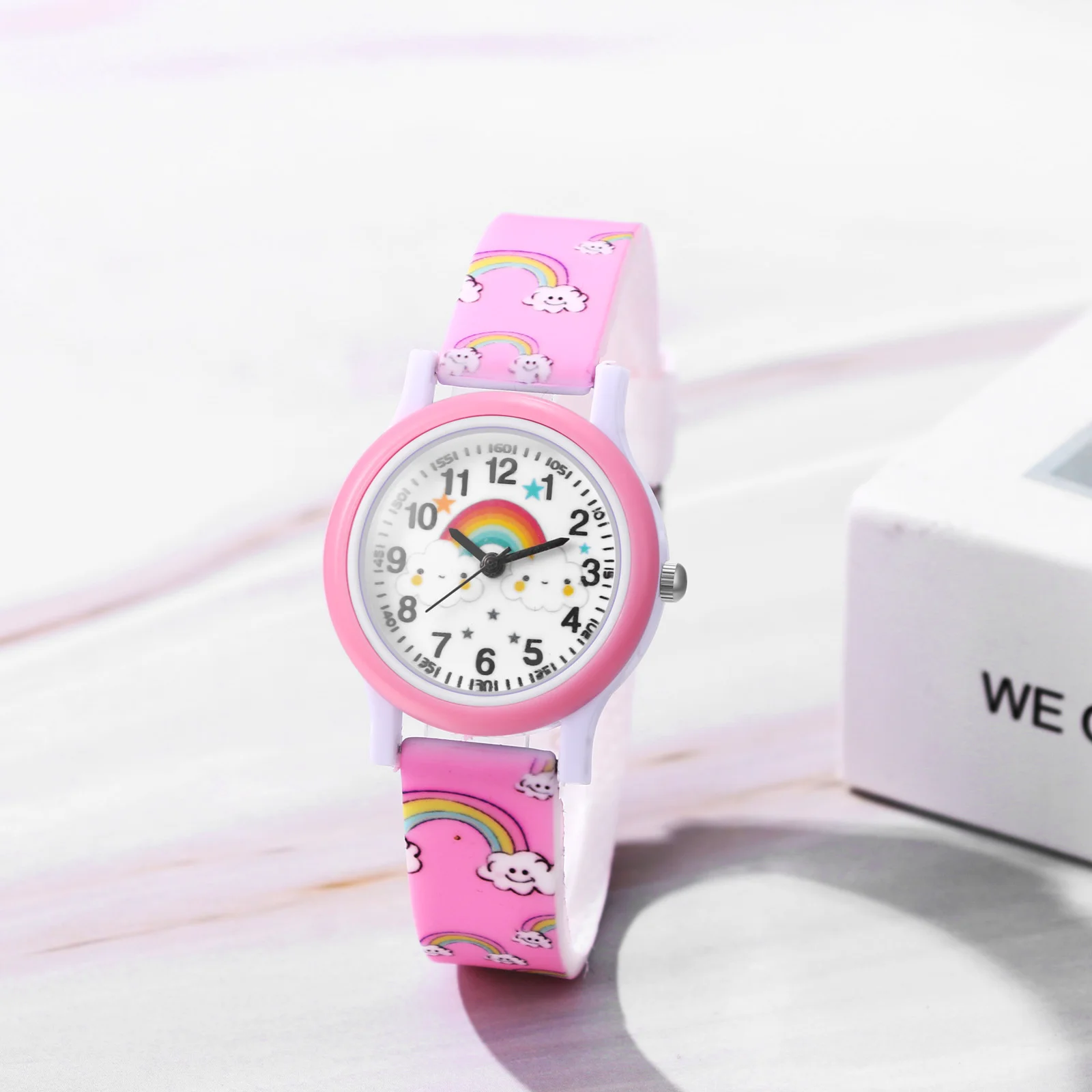 LANCARDO Rainbow Silicone Jelly Watch Sport Digital Dial Analog Quartz Teen Boys Girls Students School Graduation Gift