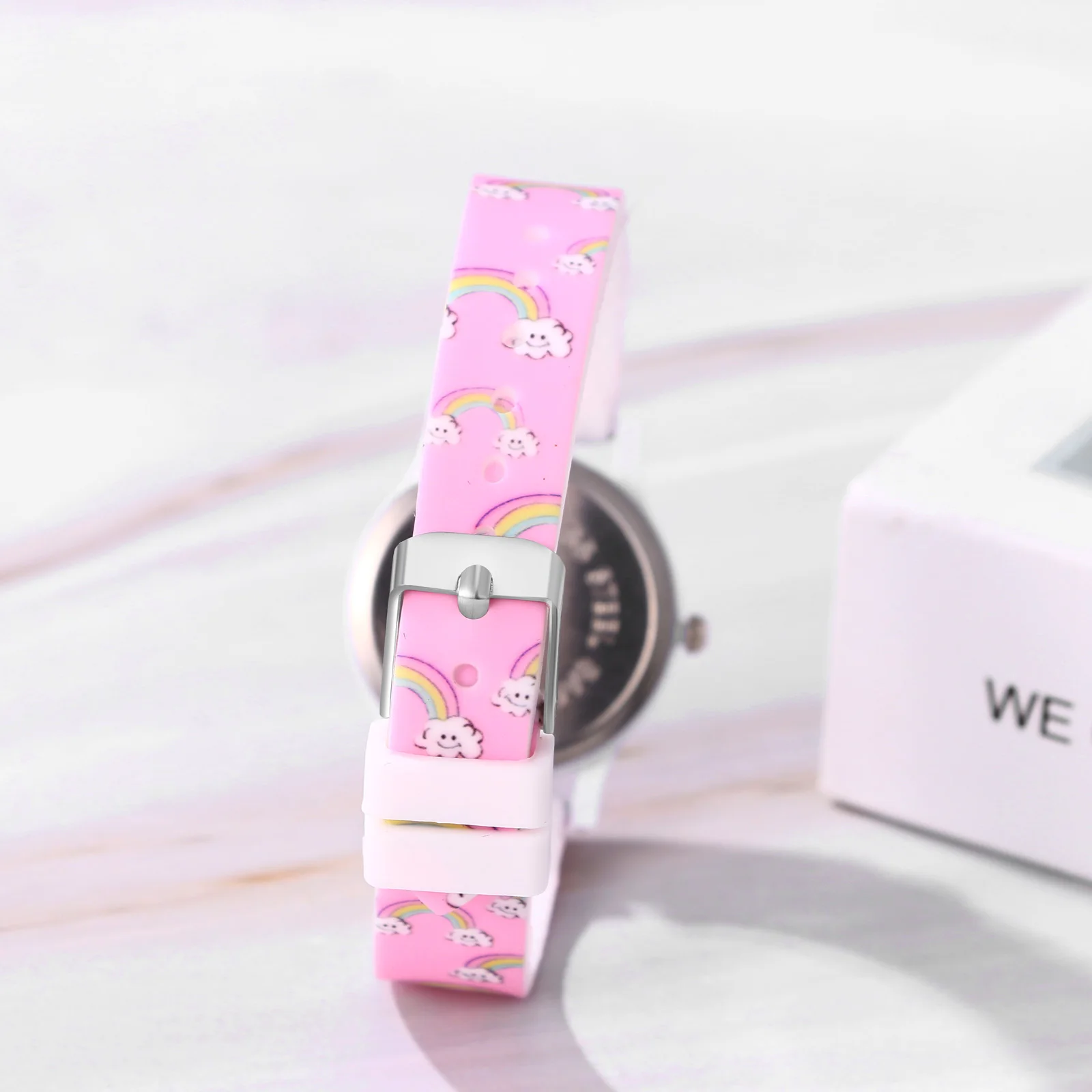 LANCARDO Rainbow Silicone Jelly Watch Sport Digital Dial Analog Quartz Teen Boys Girls Students School Graduation Gift