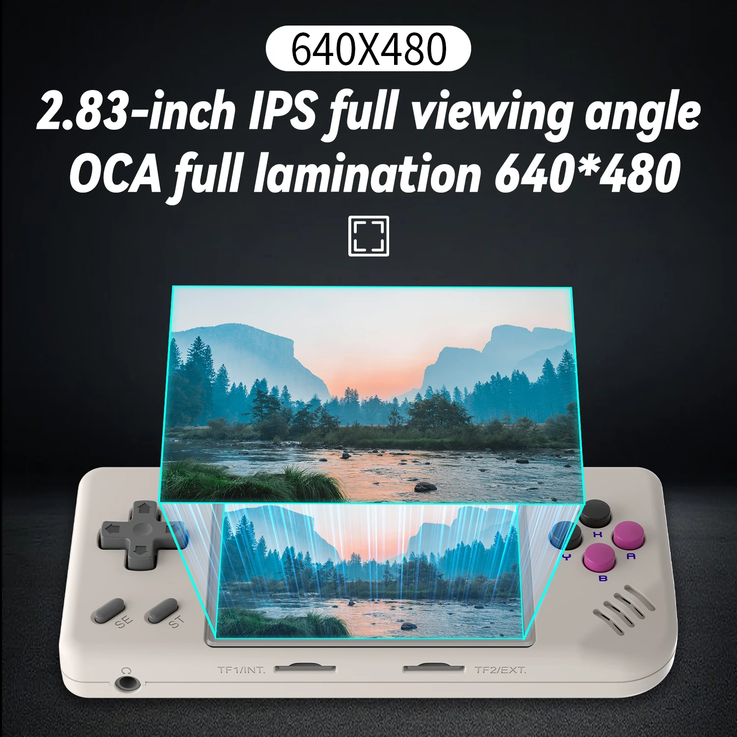 Anbernic RG28XX Retro Handheld Game Console 2.83-inch IPS Screen 640*480 Linux OS Built-in 3100mAH Battery HD-TV Out