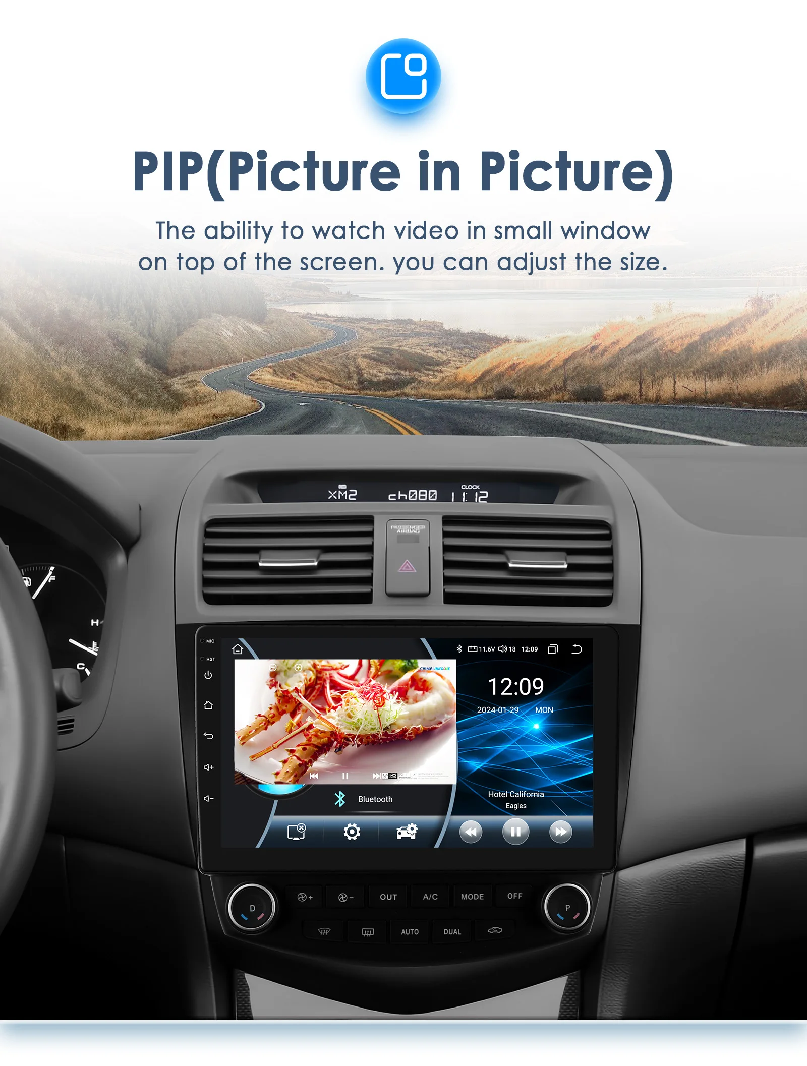 6G 128G Android 13 Autoradio For Honda ACCORD 7 2003-2007 multimedia Video player GPS navi Carplay 4G car intelligent system SWC