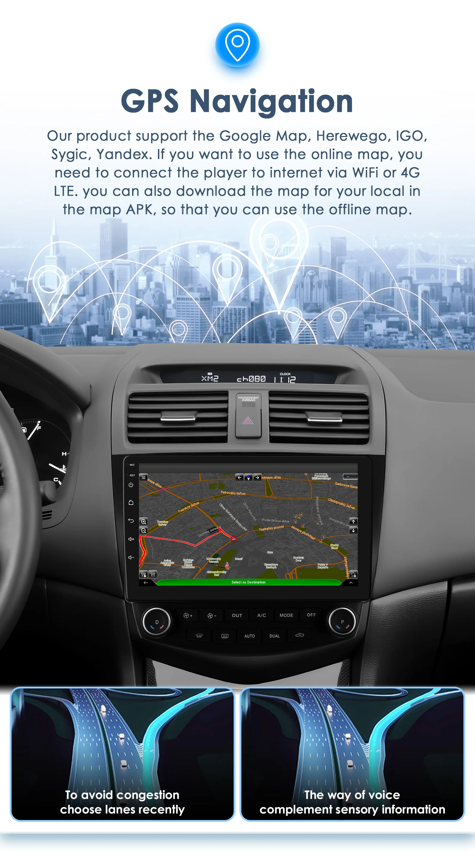 6G 128G Android 13 Autoradio For Honda ACCORD 7 2003-2007 multimedia Video player GPS navi Carplay 4G car intelligent system SWC
