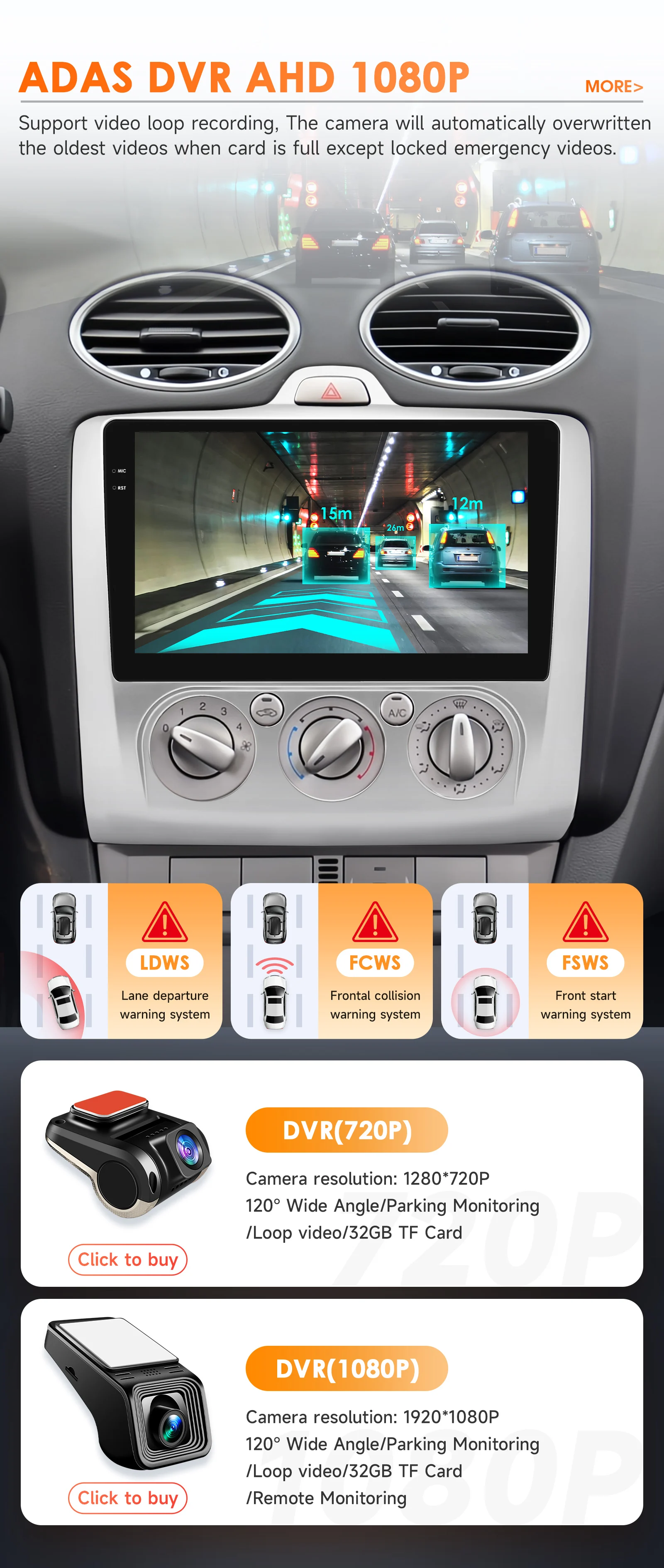 Hizpo 9" 2 Din Car Radio for Focus Exi MT 2 3 MK2/MK3 Multimedia Player Android 14 GPS Navigation Head Unit Stereo 4G+WiFi BT
