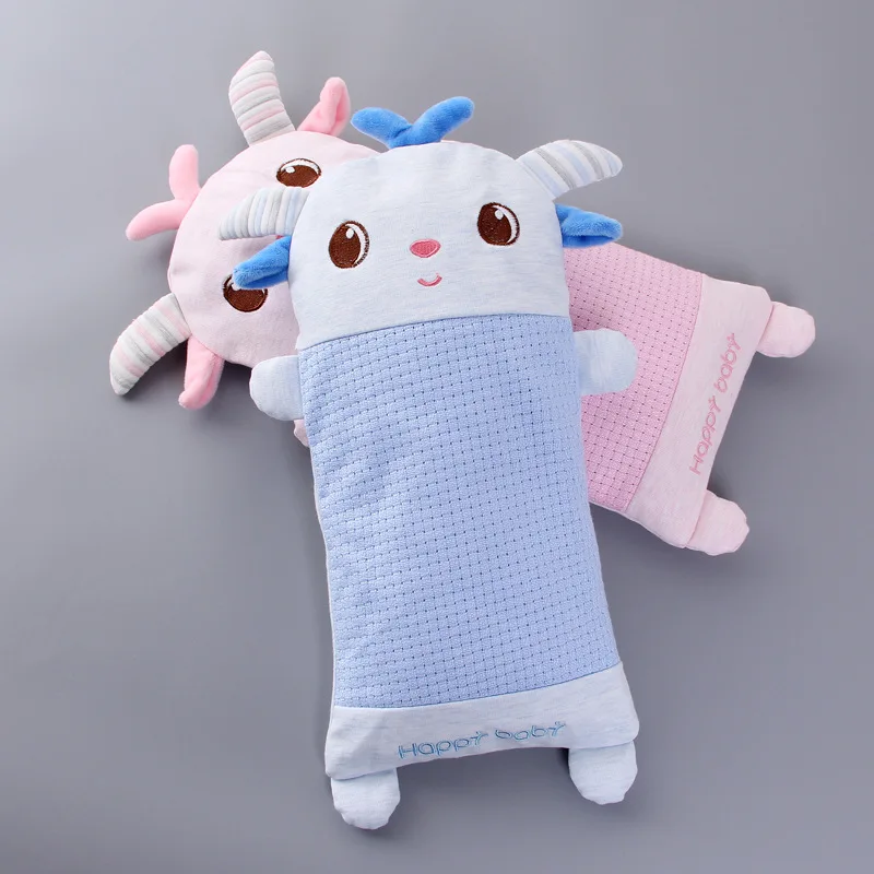 Baby Muppet Pillow Soft baby pillow Comfortable Cotton newborn pillow Baby sleep headrest Breathable baby pillow Mom's Love