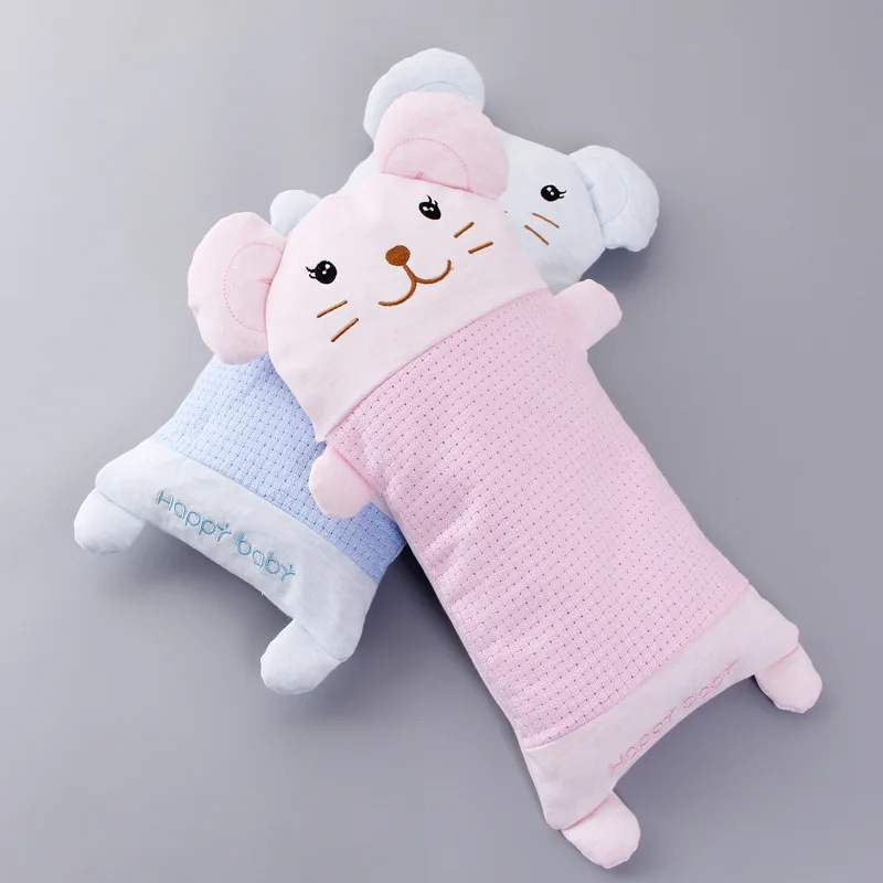 Baby Muppet Pillow Soft baby pillow Comfortable Cotton newborn pillow Baby sleep headrest Breathable baby pillow Mom's Love