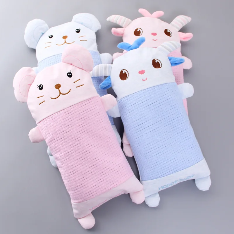 Baby Muppet Pillow Soft baby pillow Comfortable Cotton newborn pillow Baby sleep headrest Breathable baby pillow Mom's Love
