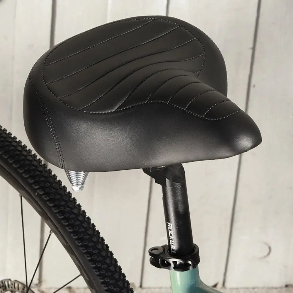 Retro Bike Seat Vintage Saddle Seat for Bicycles Highly Reboud Bicycle Saddles with Shock Absorption for Folding Bikes Mountain