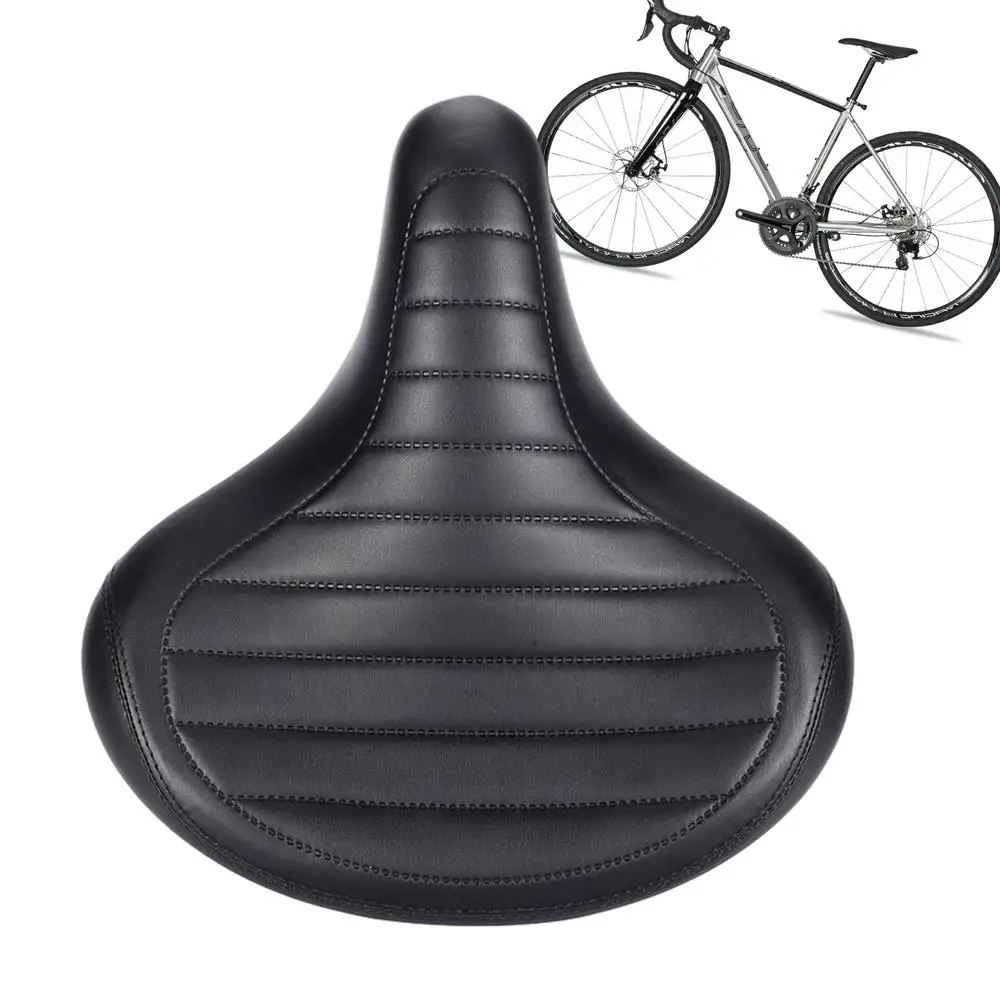 Retro Bike Seat Vintage Saddle Seat for Bicycles Highly Reboud Bicycle Saddles with Shock Absorption for Folding Bikes Mountain