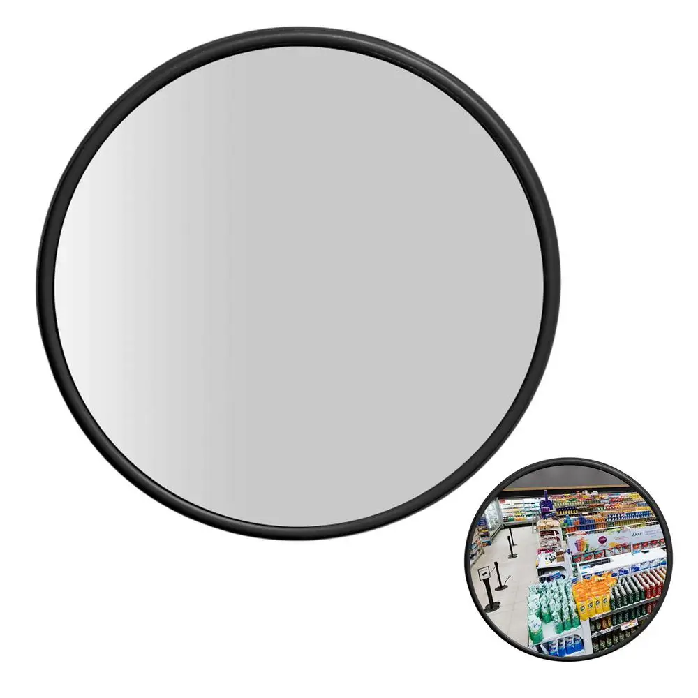 Lightweight anti-theft convex mirror 16cm supermarket monitor road wide-angle view corner mirror garage reversing mirror