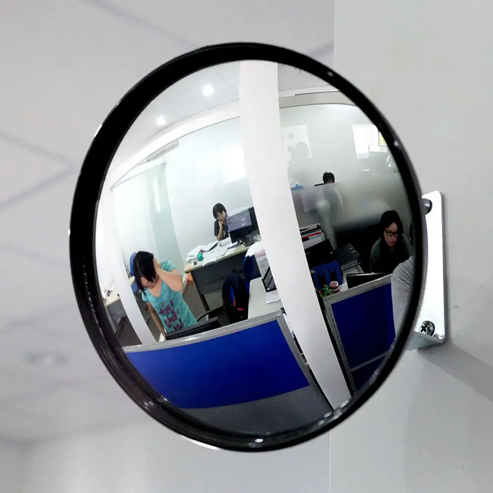 Lightweight anti-theft convex mirror 16cm supermarket monitor road wide-angle view corner mirror garage reversing mirror