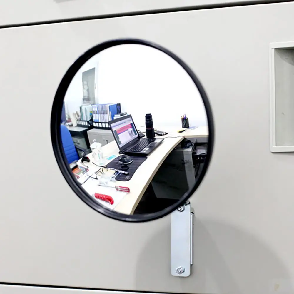 Lightweight anti-theft convex mirror 16cm supermarket monitor road wide-angle view corner mirror garage reversing mirror