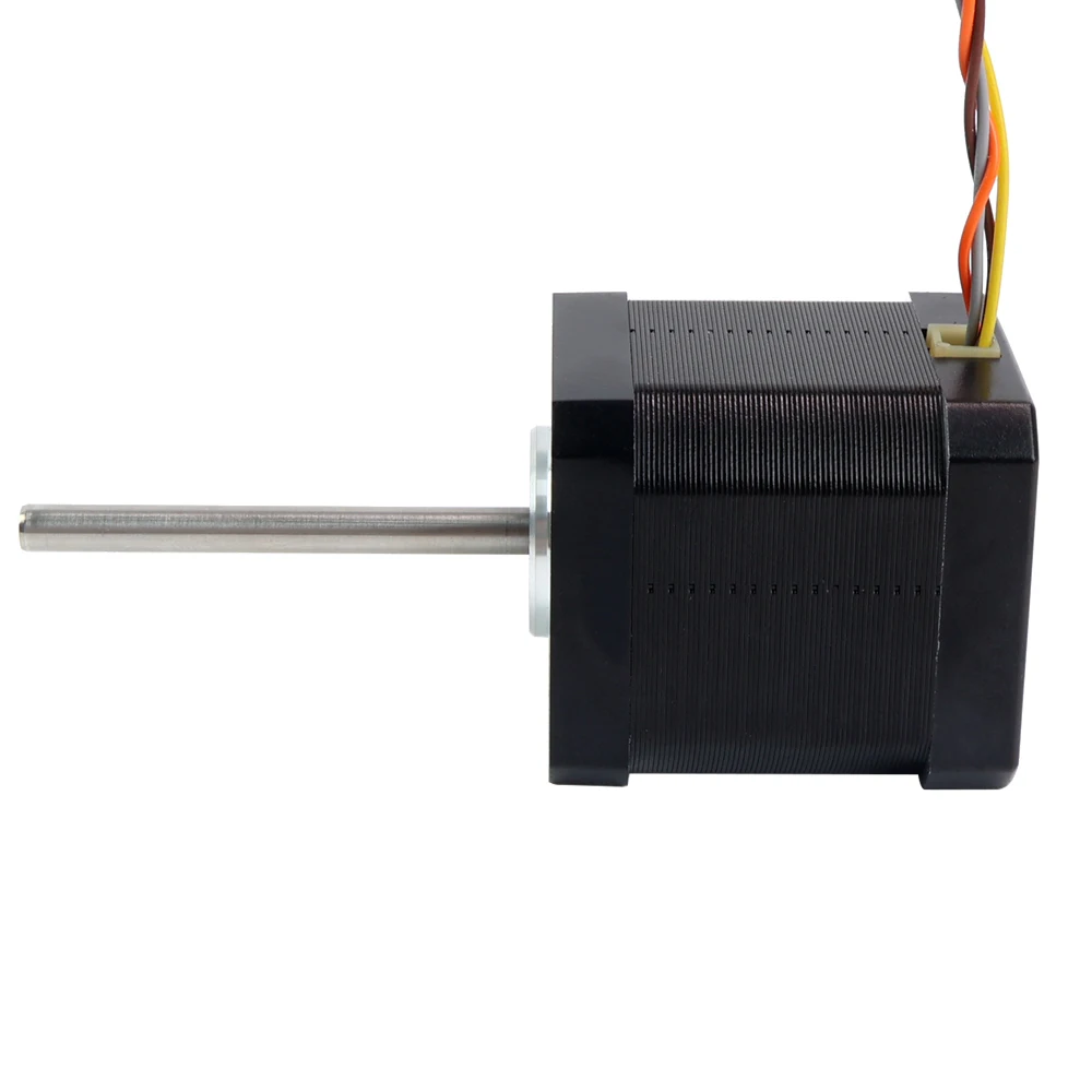 STEPPERERONLINE Nema 17 Stepper Motor 55mm Round Shaft 55Ncm 17HS19-2504S-H-V1High Temp Insulation Class H 180C for 3D Printer