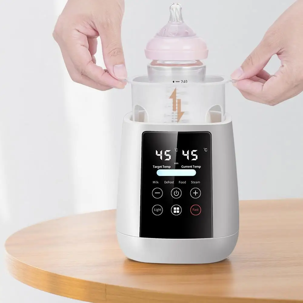 Baby Bottle Warmer Baby Milk Warmer Automatic Shutdown Breastmilk Heater Baby Food Heater Safe & Fast Feeding Bottle Warmer For