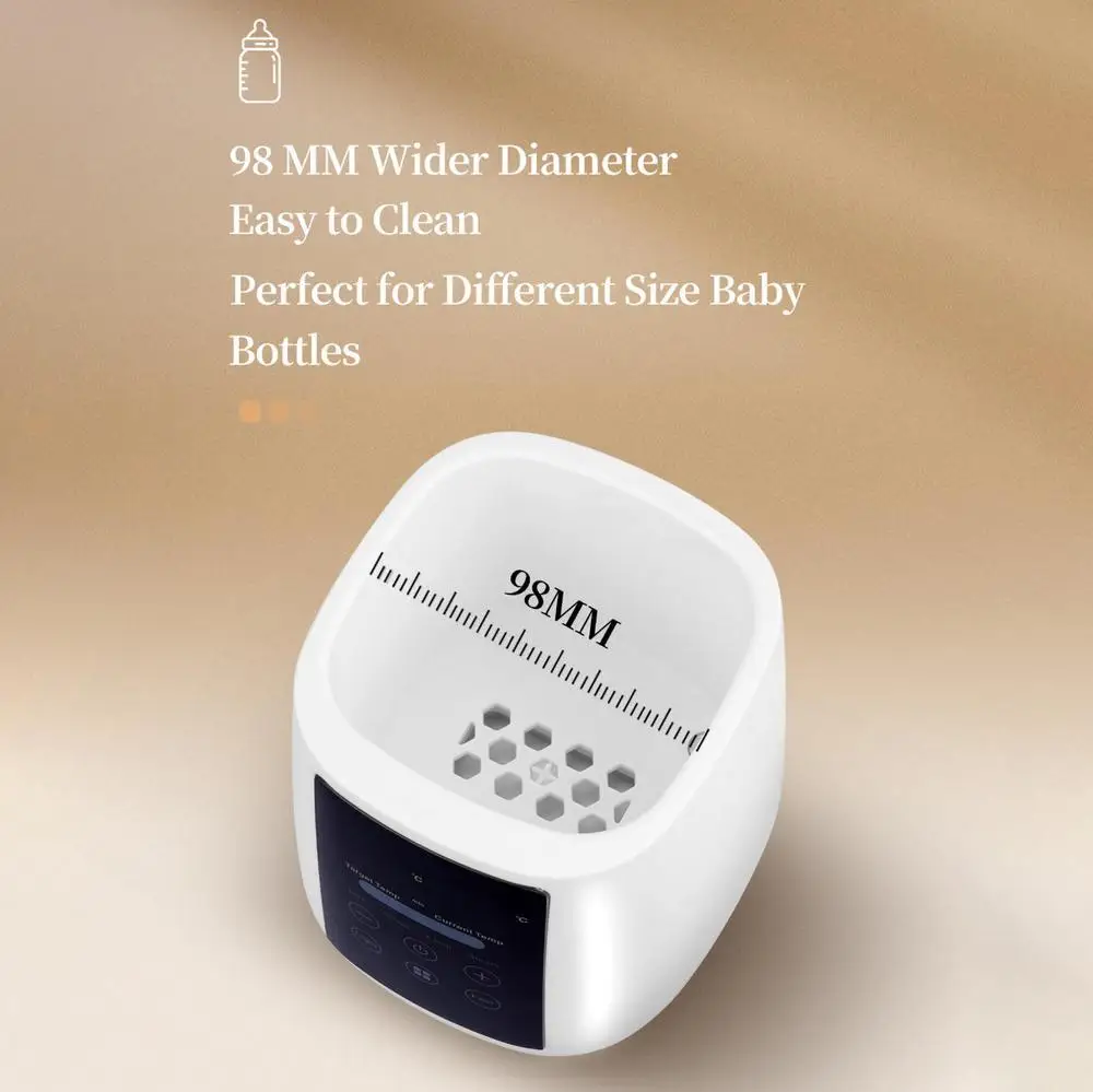 Baby Bottle Warmer Baby Milk Warmer Automatic Shutdown Breastmilk Heater Baby Food Heater Safe & Fast Feeding Bottle Warmer For