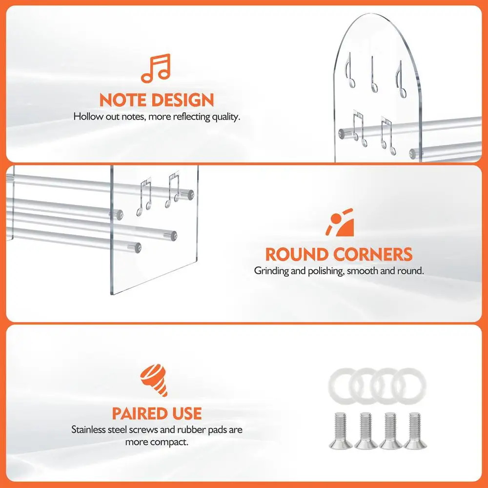 Vinyl Record Holder Desktop Books Shelves Acrylic Display Shelf For Records Multi-function Organizer Storage Rack