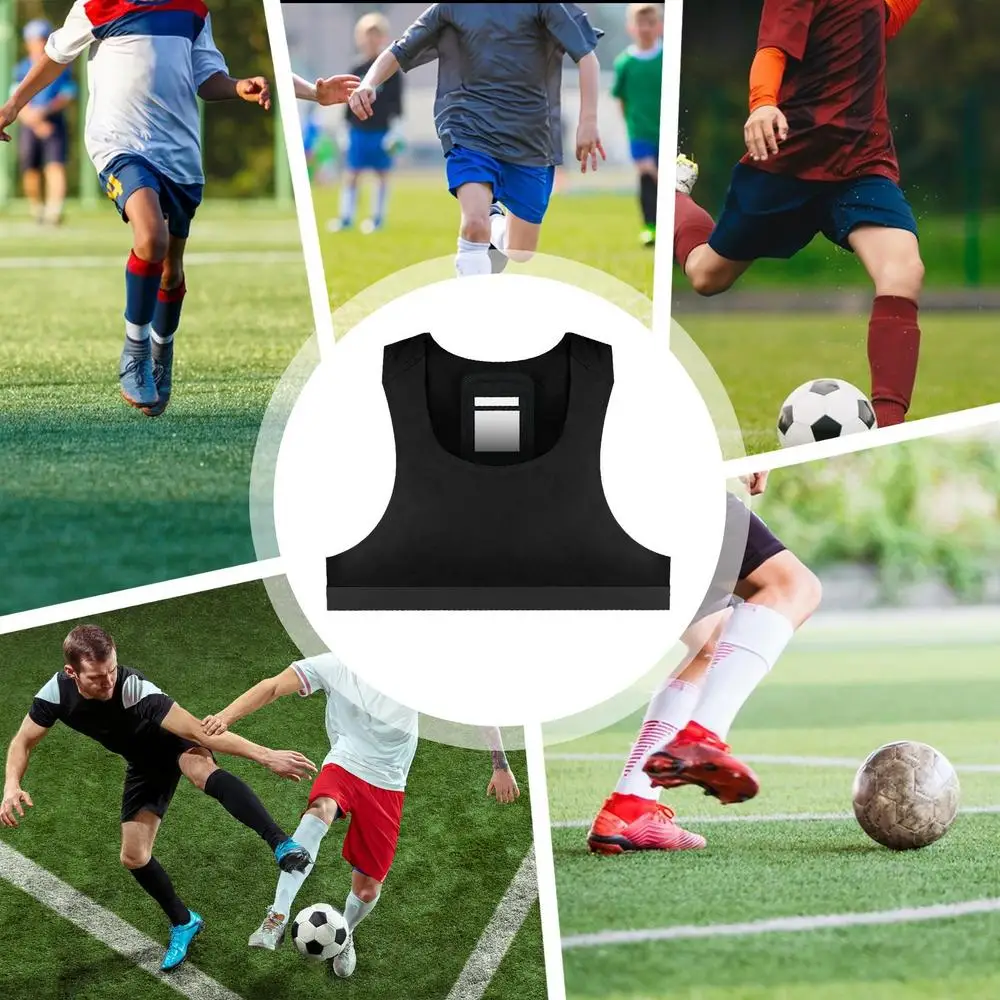 Football Performance Vest Fitness Vest Tank Top Football Vest Workout Tank Top Breathable GPS Tracker Vest Sports Vest For Men