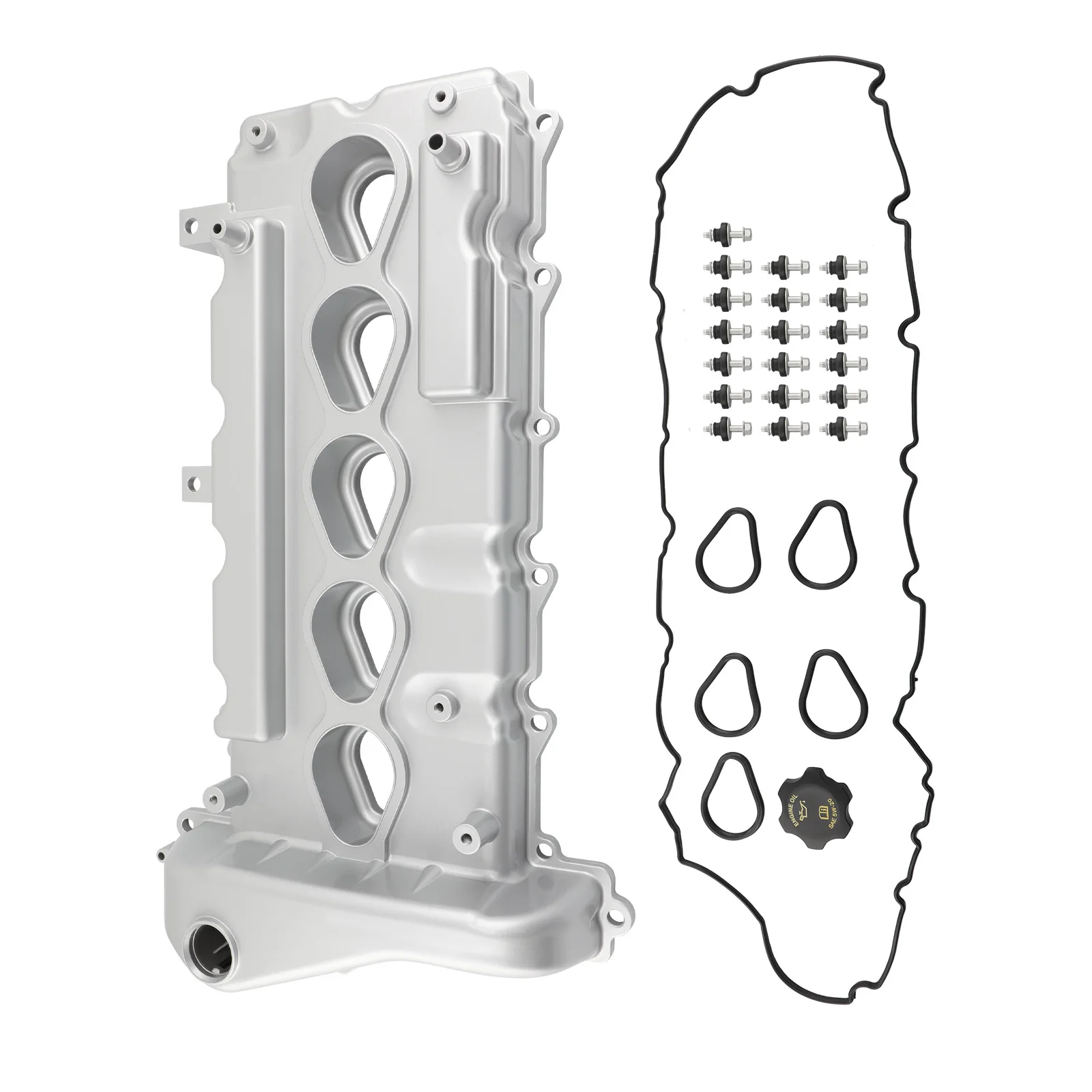 Upgrade Aluminum Valve Cover for Chevy Colorado GMC Canyon Hummer H3 3.5L 2004-2006
