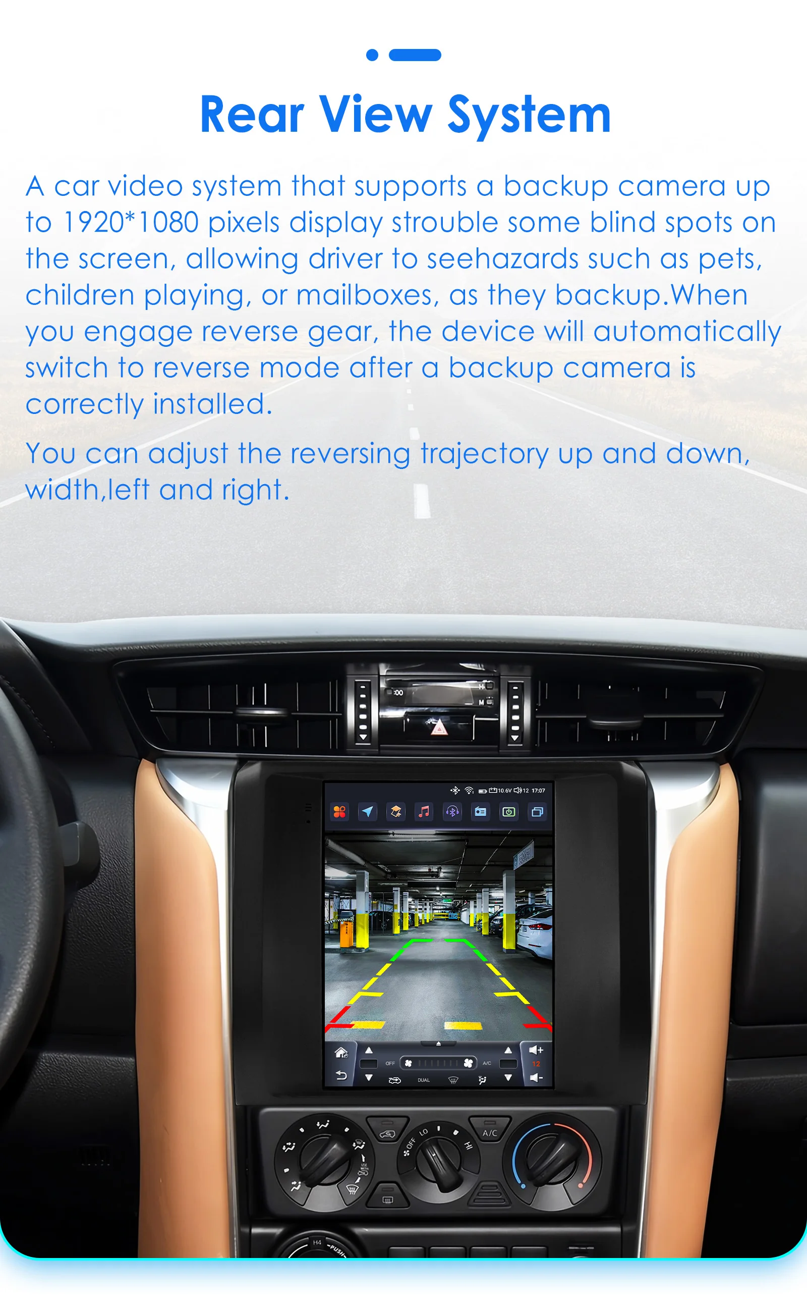 Hizpo For Tesla Style Car Radio For Toyota Fortuner HILUX Revo 2016 - 2022 Wireless CarPlay Android Auto No 2 din 2din DVD RDS