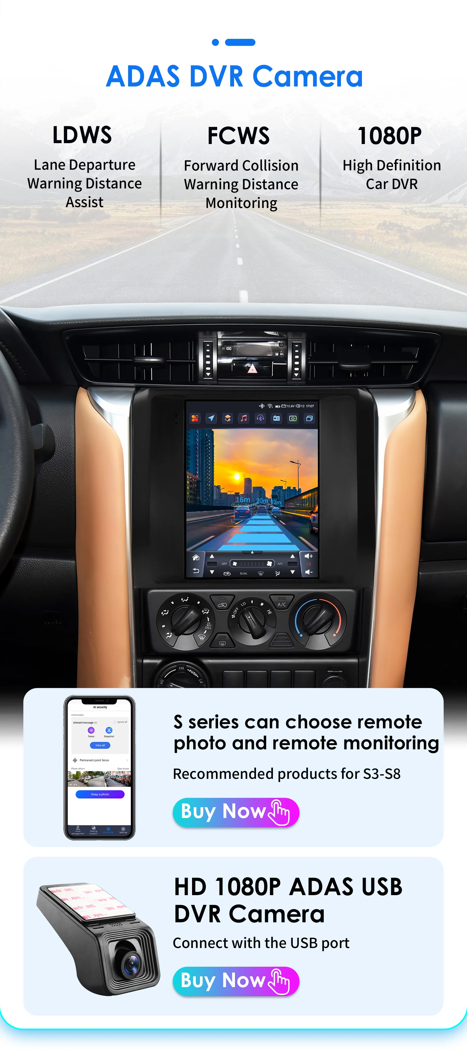 Hizpo For Tesla Style Car Radio For Toyota Fortuner HILUX Revo 2016 - 2022 Wireless CarPlay Android Auto No 2 din 2din DVD RDS