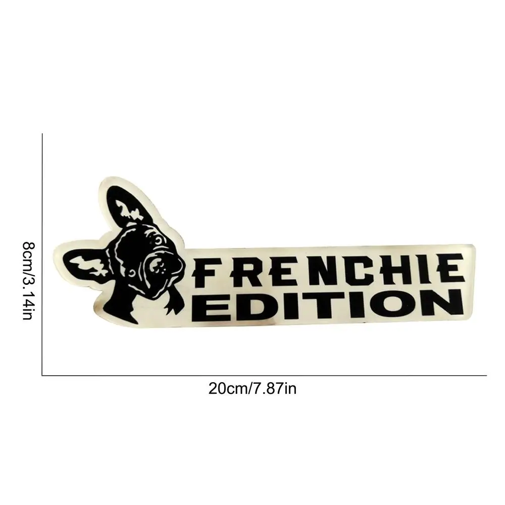 Dog Car Emblem Funny Dogs Badge Car Exterior Emblem Automotive Badge Decals Stickers Waterproof Decoration Labels Car Badges For