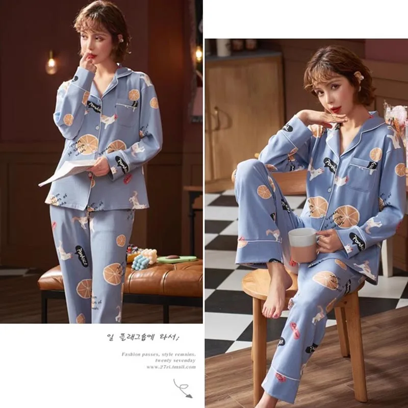 Maternity Homewear Pajamas Suit Nursing Pajamas Moon Clothes Spring and Autumn Cotton Monthly Clothing Summer Nursing Clothes