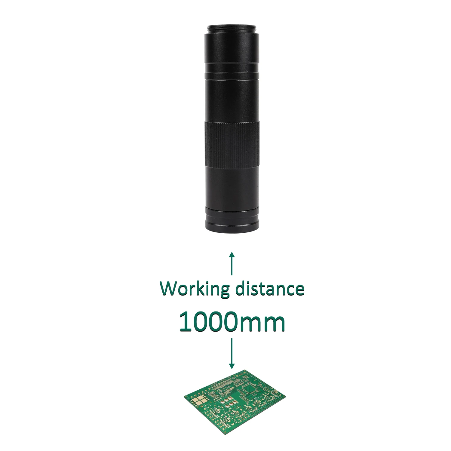 Zoom 150X Full HD Camera VGA/HDMI Port Industrial Microscope CCD Camera Adjustable Metal Stand For PCB Soldering Phone Repair