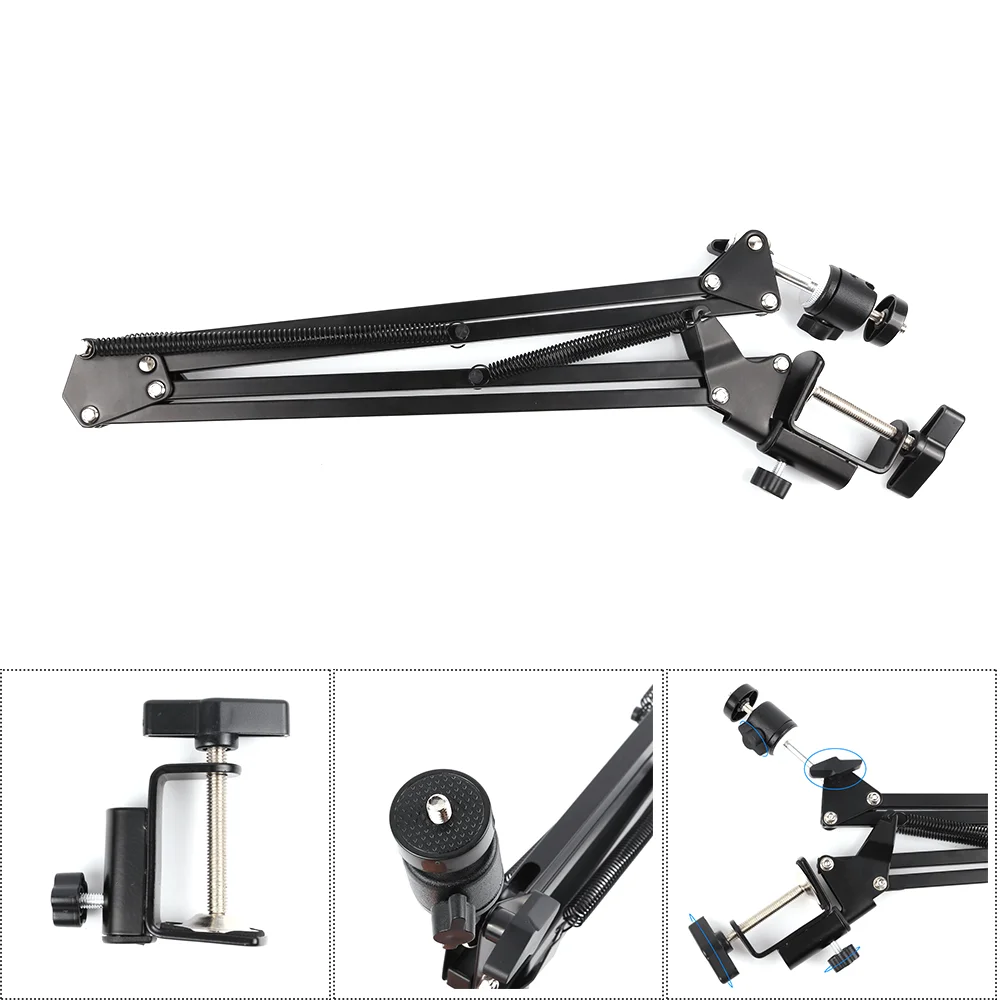 Zoom 150X Full HD Camera VGA/HDMI Port Industrial Microscope CCD Camera Adjustable Metal Stand For PCB Soldering Phone Repair