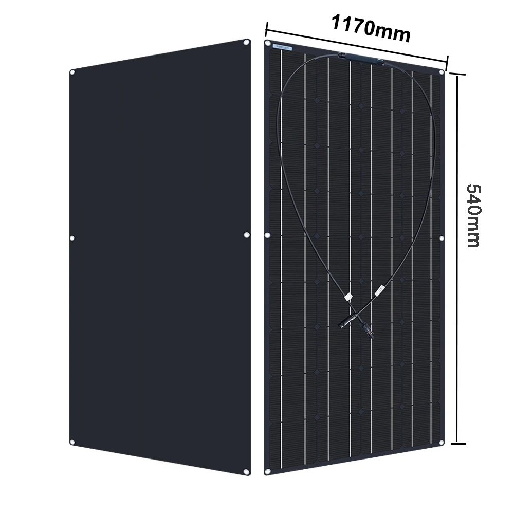 Solar Panel 120w 18V Flexible OR Glass Monocrystalline Solar Charger Off Grid for 12V Battery RV Trailer Van Caravan Boat Home