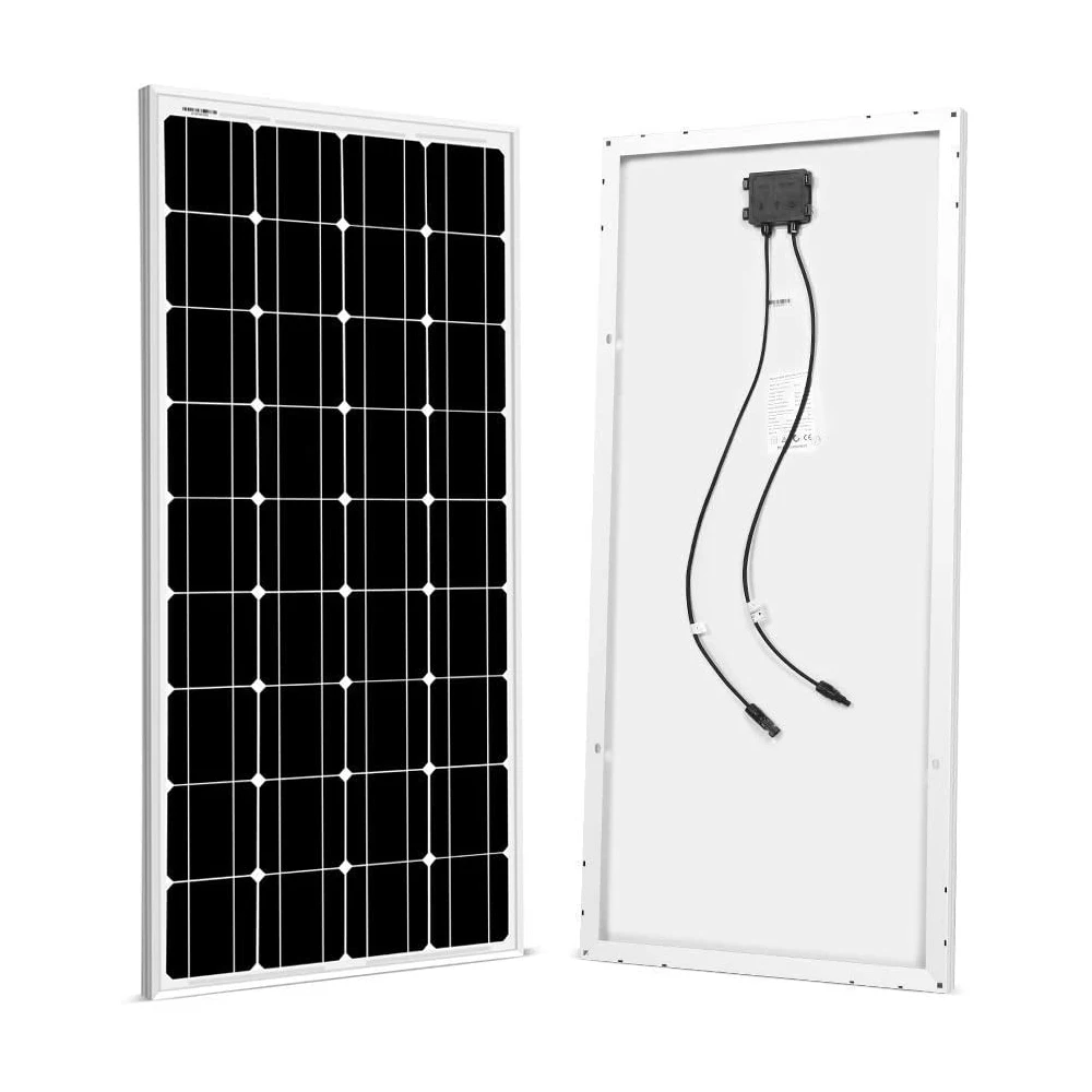 Solar Panel 120w 18V Flexible OR Glass Monocrystalline Solar Charger Off Grid for 12V Battery RV Trailer Van Caravan Boat Home