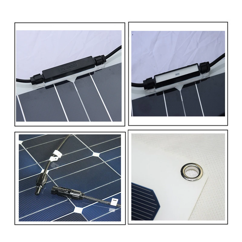 Solar Panel 120w 18V Flexible OR Glass Monocrystalline Solar Charger Off Grid for 12V Battery RV Trailer Van Caravan Boat Home