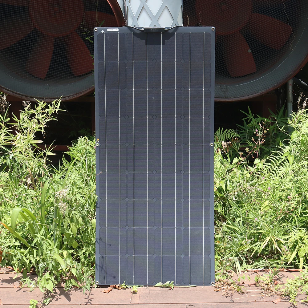 Solar Panel 120w 18V Flexible OR Glass Monocrystalline Solar Charger Off Grid for 12V Battery RV Trailer Van Caravan Boat Home