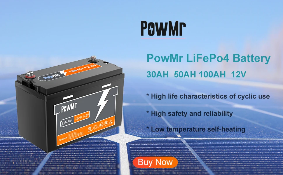 PowMr 18.6KW Hybrid Solar Inverter 48V 220V 380V 3 Phase Inverter On Off Grid with MPPT 120A Solar Charger Parallel Up to 9 Unit