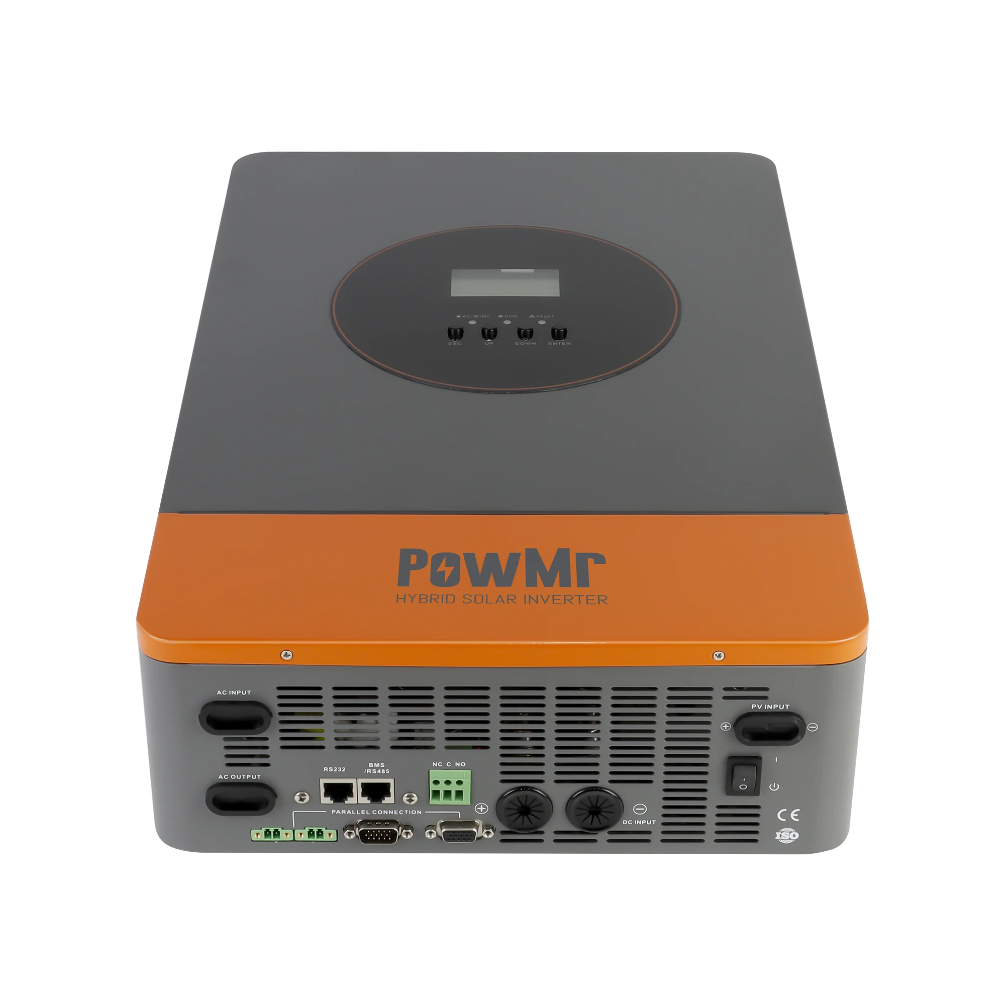 PowMr 18.6KW Hybrid Solar Inverter 48V 220V 380V 3 Phase Inverter On Off Grid with MPPT 120A Solar Charger Parallel Up to 9 Unit