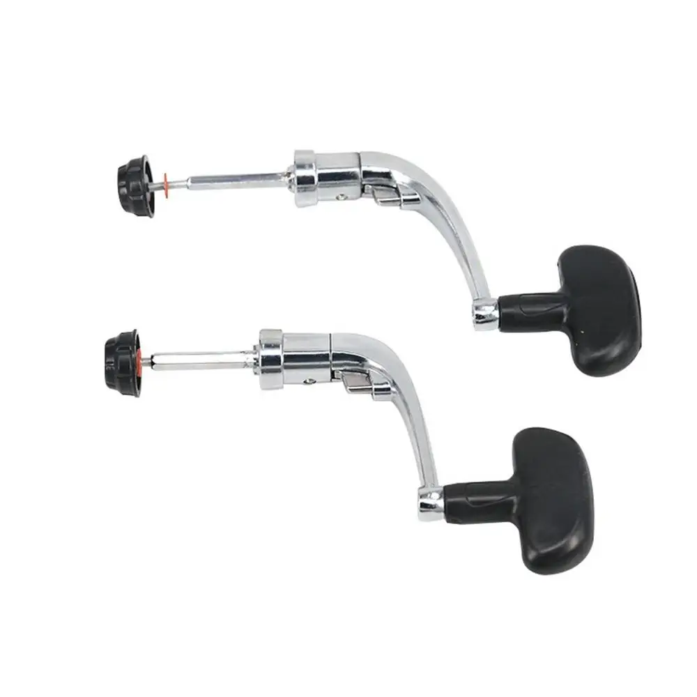 Fishing Reel Rocker Arm Handle EVA Knob CNC Metal Fishing Reel Wheel Handle Rocker Arm Fishing Replacement Parts For Shimano