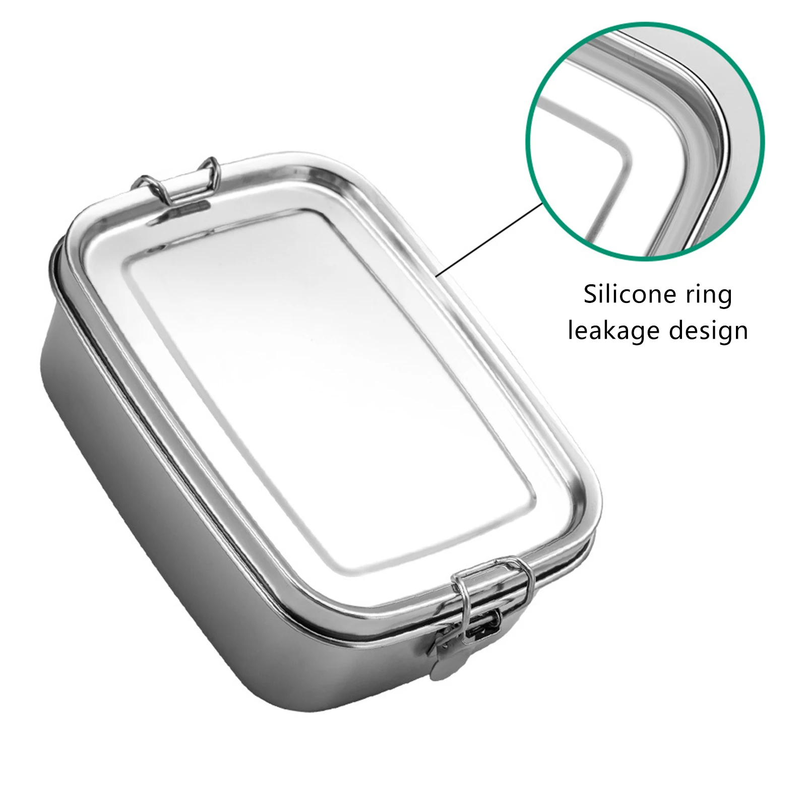 Bento Box Stainless Steel Lunch Box Lunch Containers Leakproof Metal Lunch Containers For Kids Adults 1200ml BPA Free