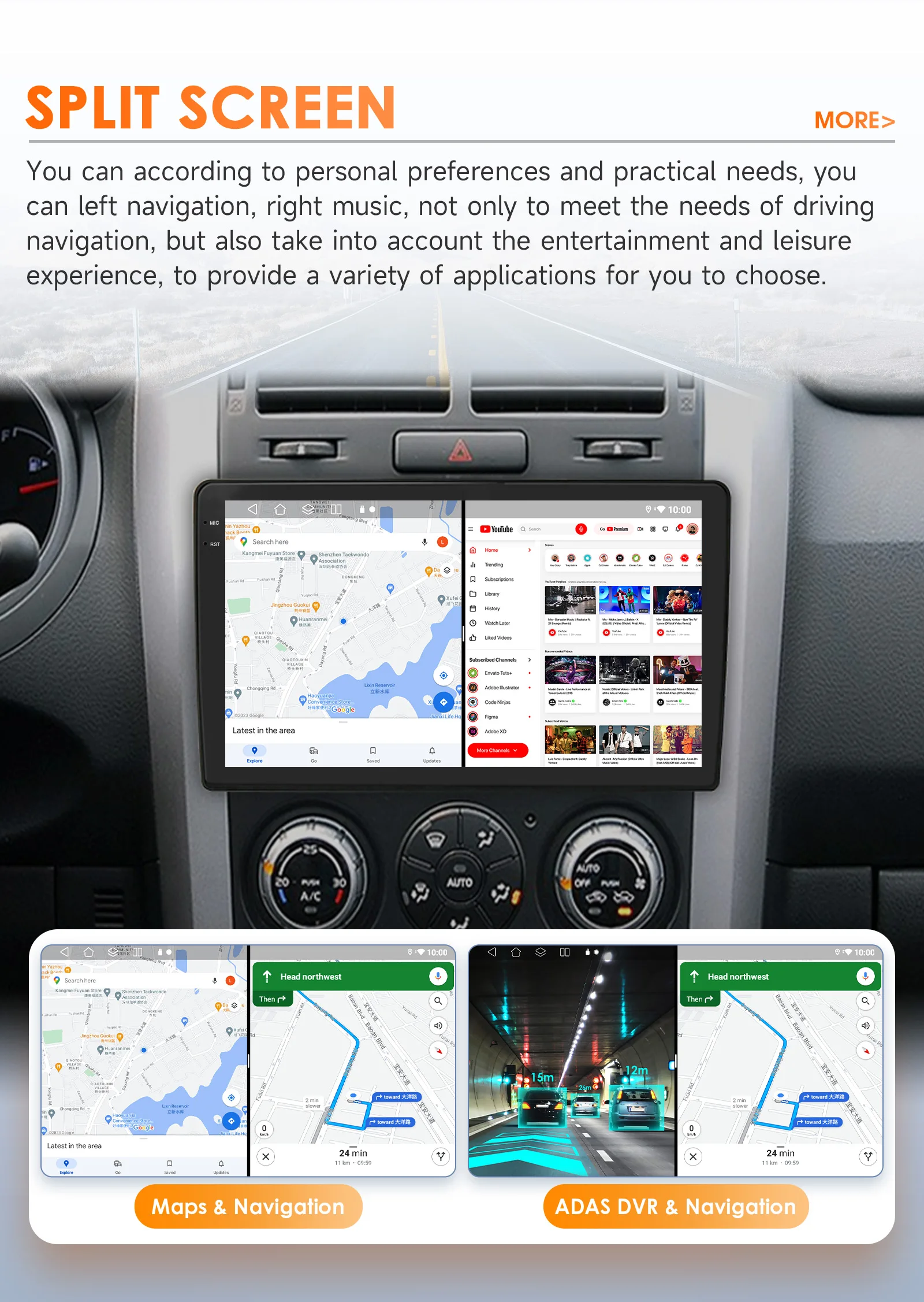 Hizpo Android 14 Car Radio Multimedia For Suzuki Grand Vitara 3 2005-2012 2013 2014 2015 2din Stereo Video Player Navigaion GPS