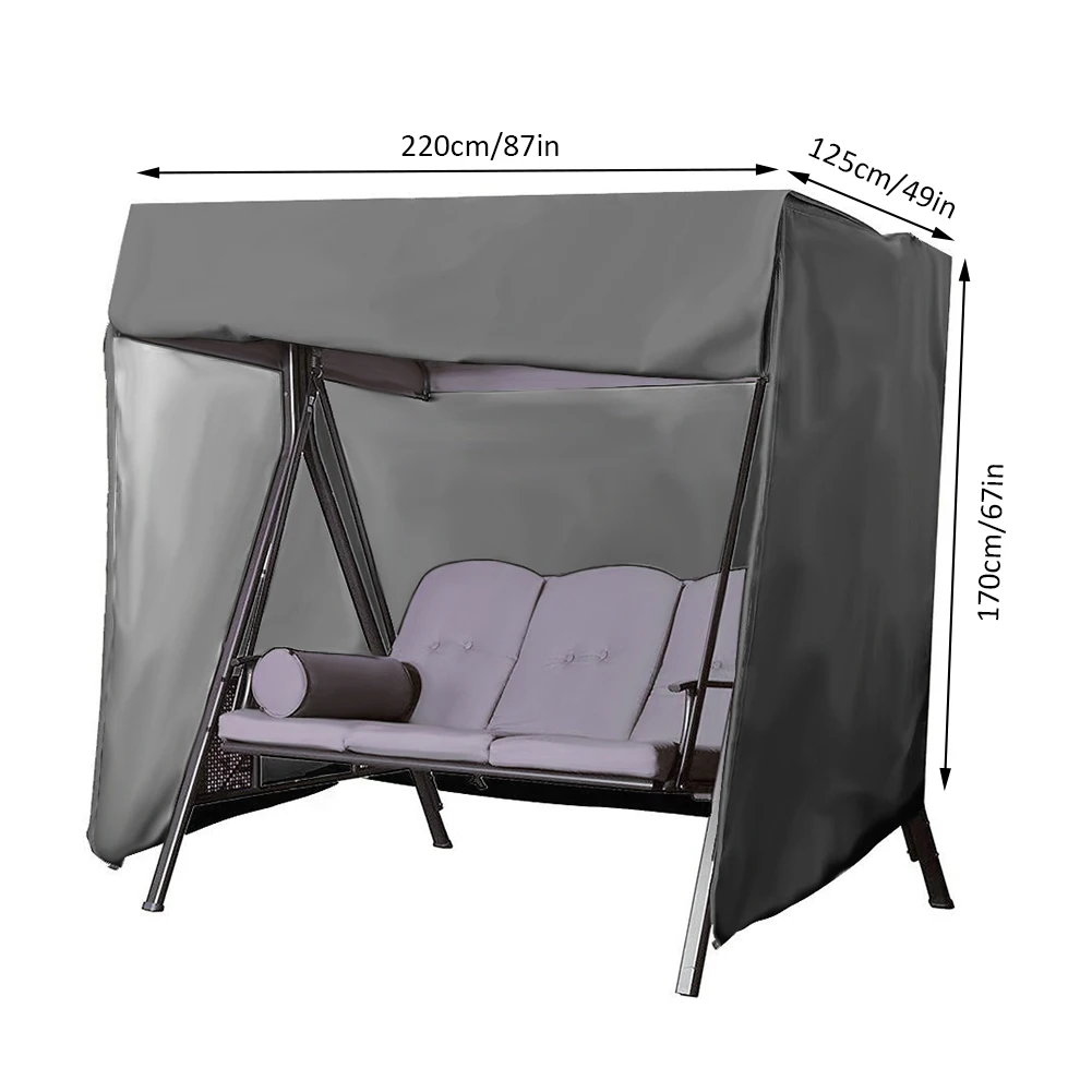 New High Quality Outdoor Swing Cover Waterproof Canopy Garden Terrace Hanging Chair Covers All Weather Protection Easy To Clean