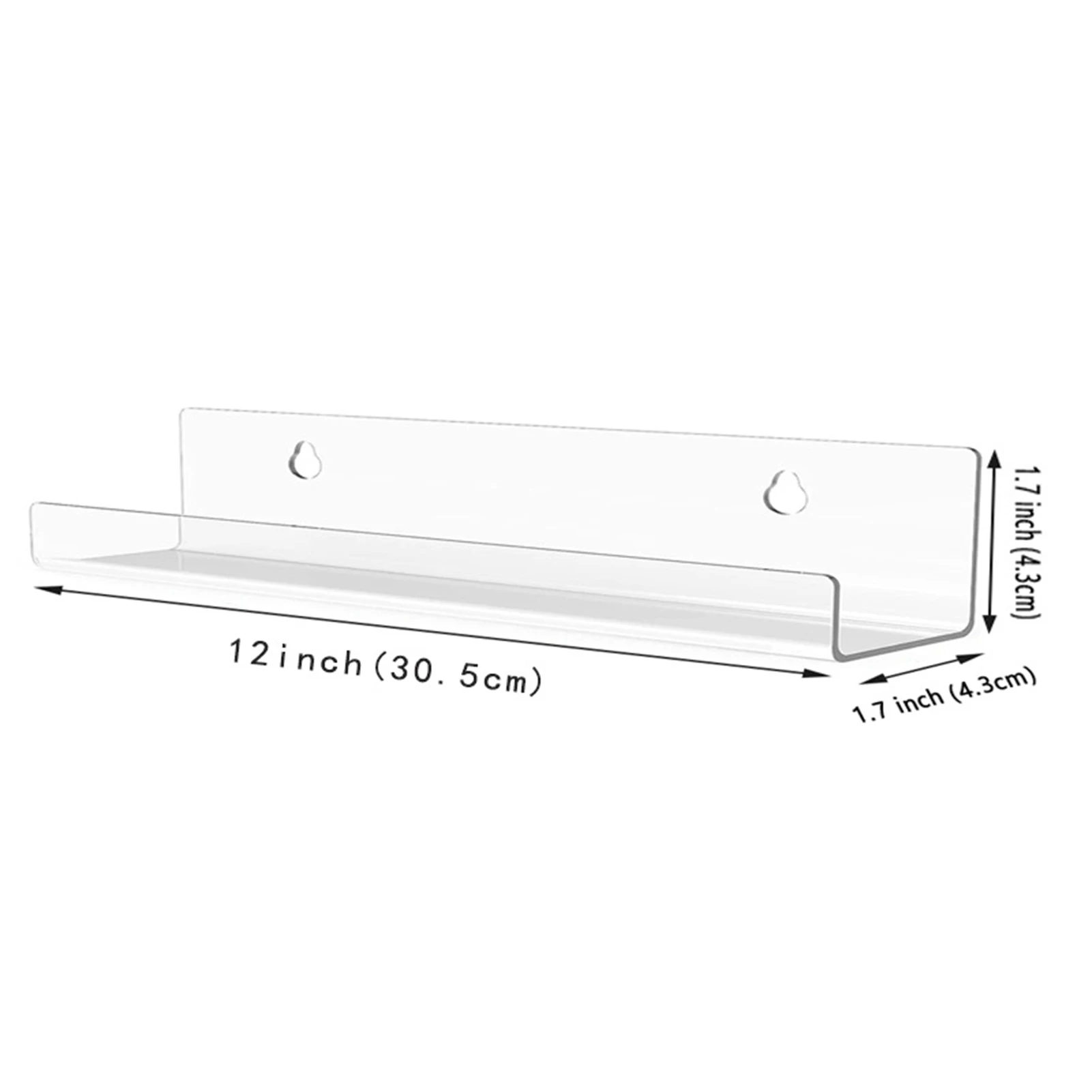 6/10pcs Acrylic Shelves For Records Wall Mount Display Shelf Record Holder Clear Acrylic Record Storage Shelves For Vinyl Album