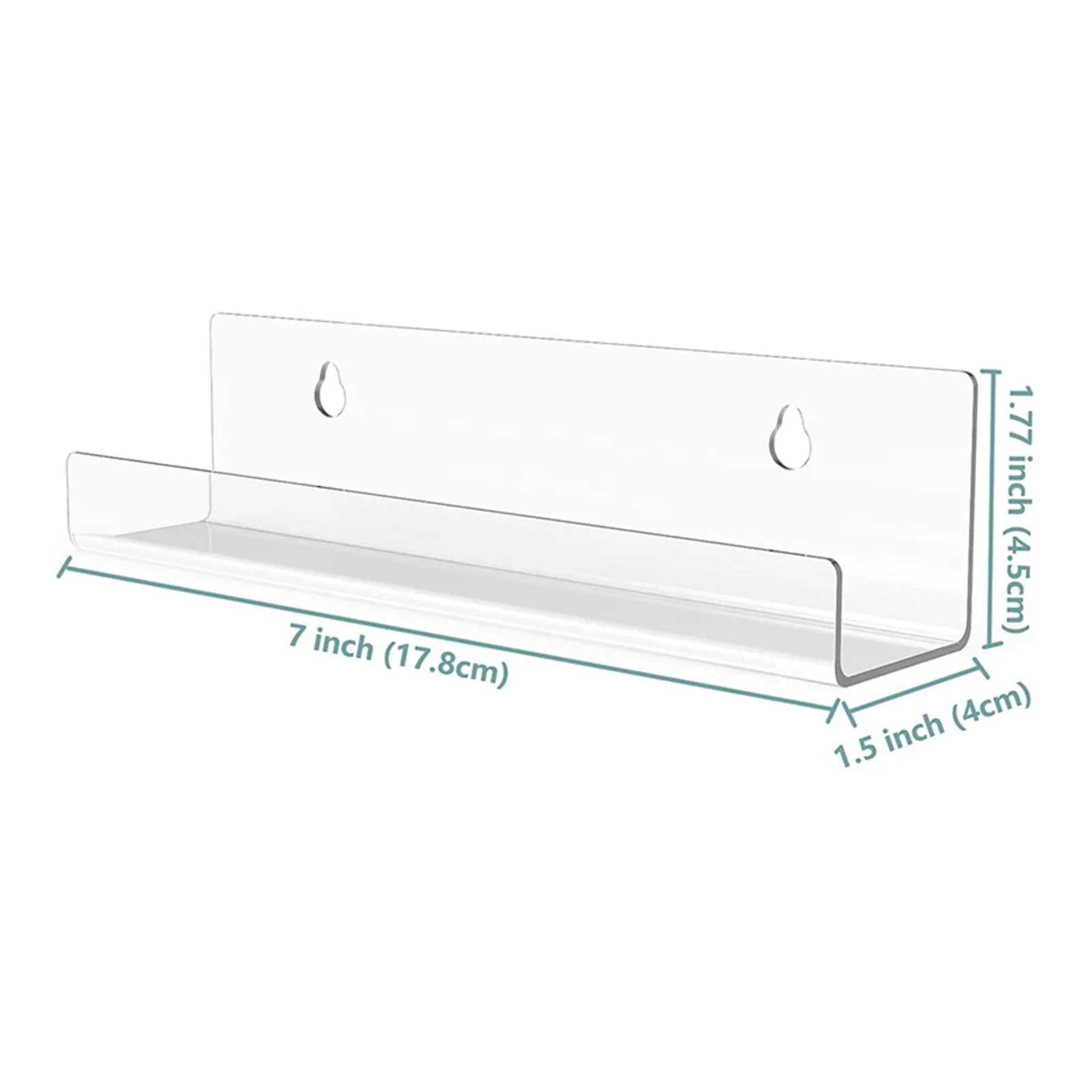 6/10pcs Acrylic Shelves For Records Wall Mount Display Shelf Record Holder Clear Acrylic Record Storage Shelves For Vinyl Album