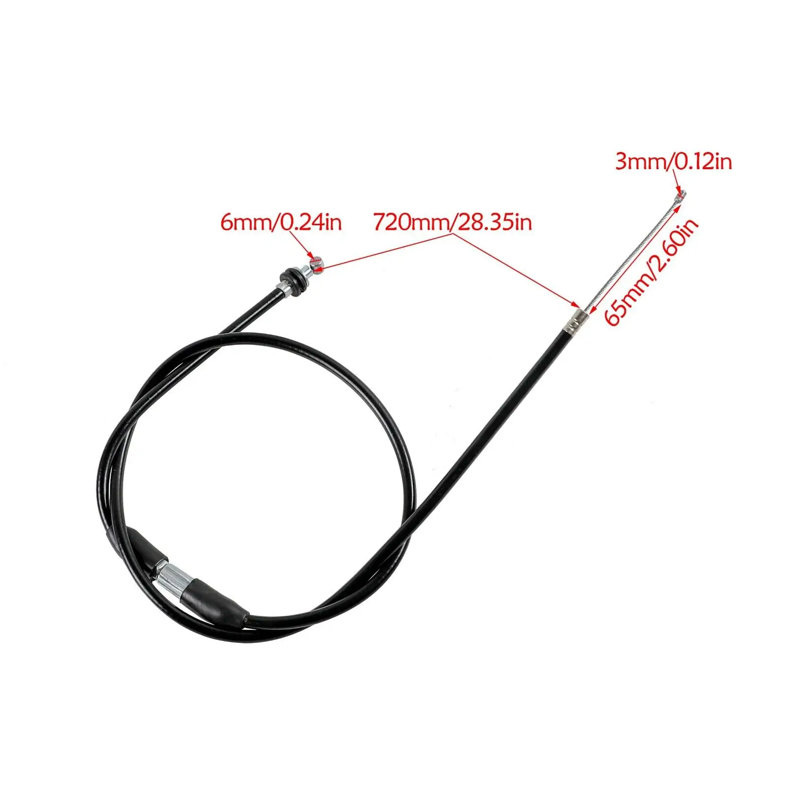 TDPRO Motorcycle Thumb Throttle Accelerator Brake Lever Cable For 50cc 70 90 110 125cc ATV Quad