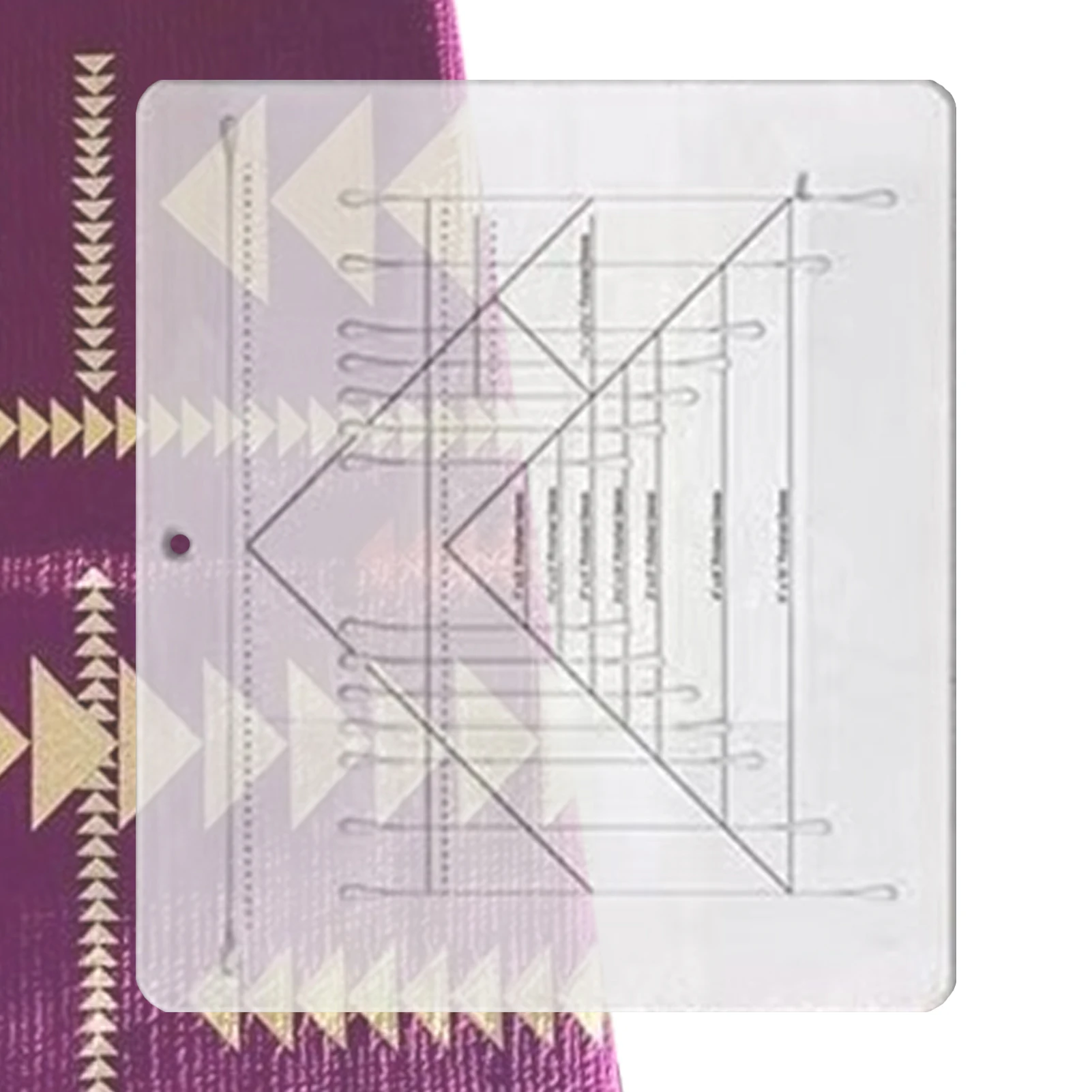 Flying Geese Quilting Rulers Acrylic Sewing Geese Professional Patchwork System Sewing Tool For Quilting Sewing