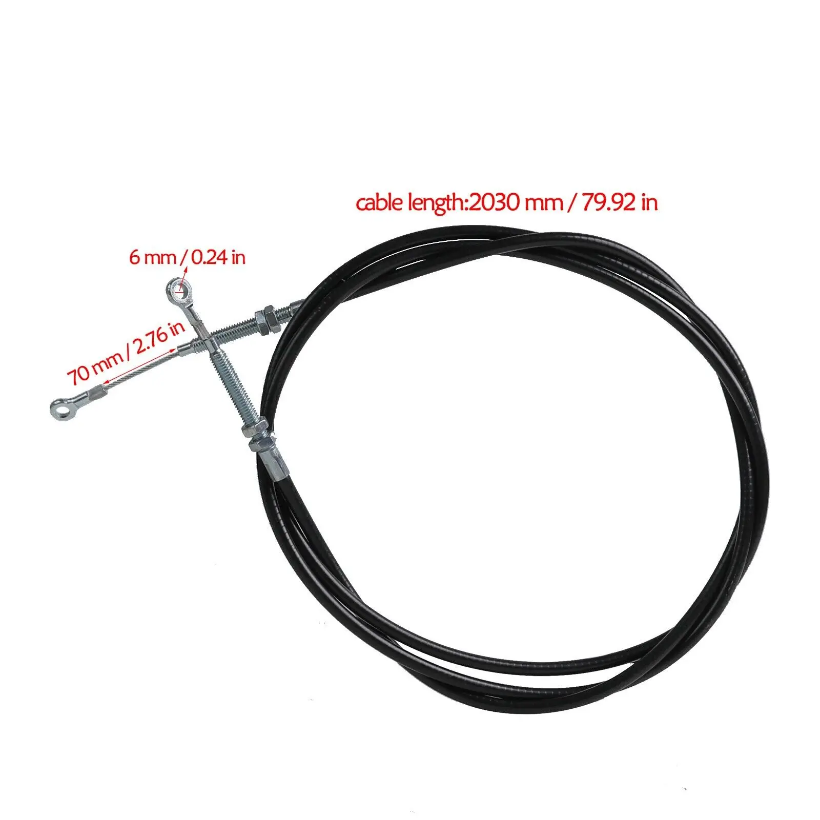 Clutch/ Throttle & Brake Pedal Cable Kit For Go Kart Drift Trike ATV Quad Buggy
