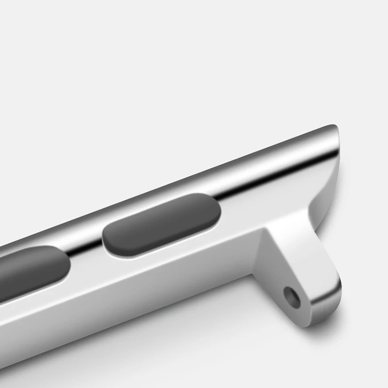 Metal Stainless Steel Connector Adapter for Apple Watch Ultra 49mm 44mm 40-42-45mm 41mm watchbands 2pcs Connectors Accessories