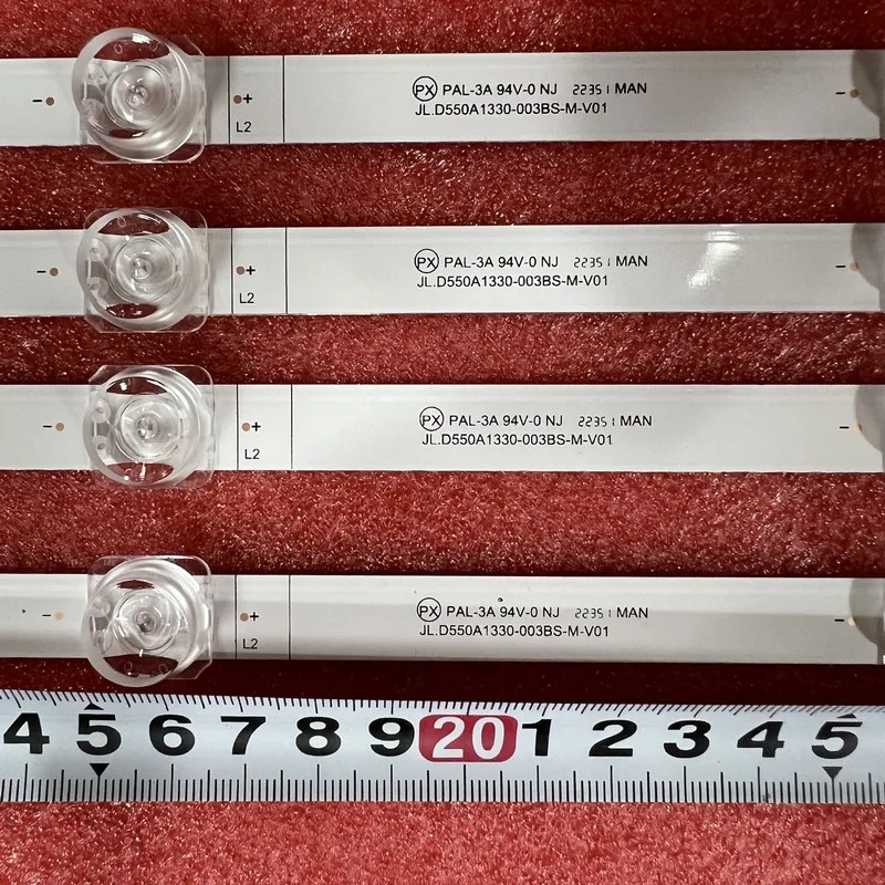 LED Backlight Strip 10LED For Hisense 55A63H 55A6EG 55A6GV 55R6G 55A6G 55R6095G5 55R6070G 55C350KU HD550Y1U62-T0L6 SVH550FA1
