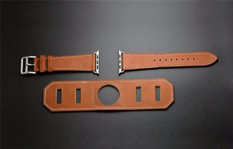 Leather strap For apple watch band 44mm 49mm 40mm 45mm 41mm 38mm 45 correa bracelet watchband iwatch series 8 4 3 5 se 6 7 ultra