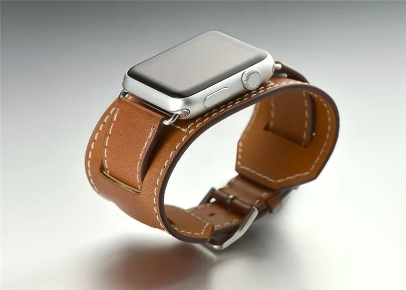 Leather strap For apple watch band 44mm 49mm 40mm 45mm 41mm 38mm 45 correa bracelet watchband iwatch series 8 4 3 5 se 6 7 ultra